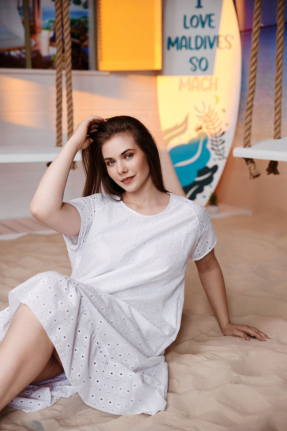 Натали Платье 405943 9179 белый