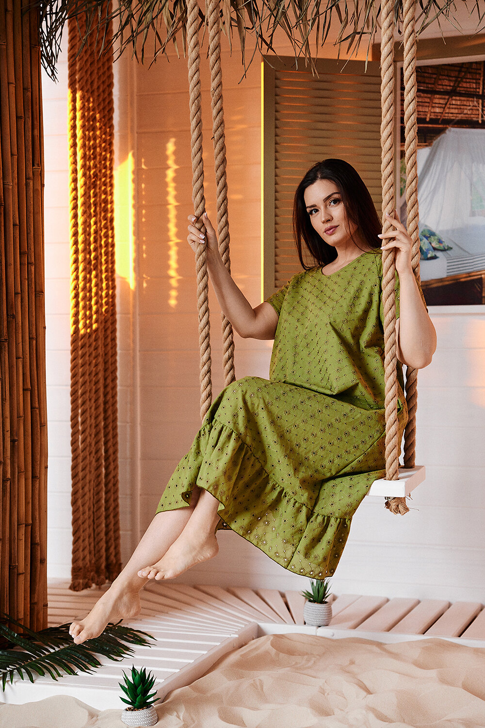 Натали Платье 405944 9179 зеленый