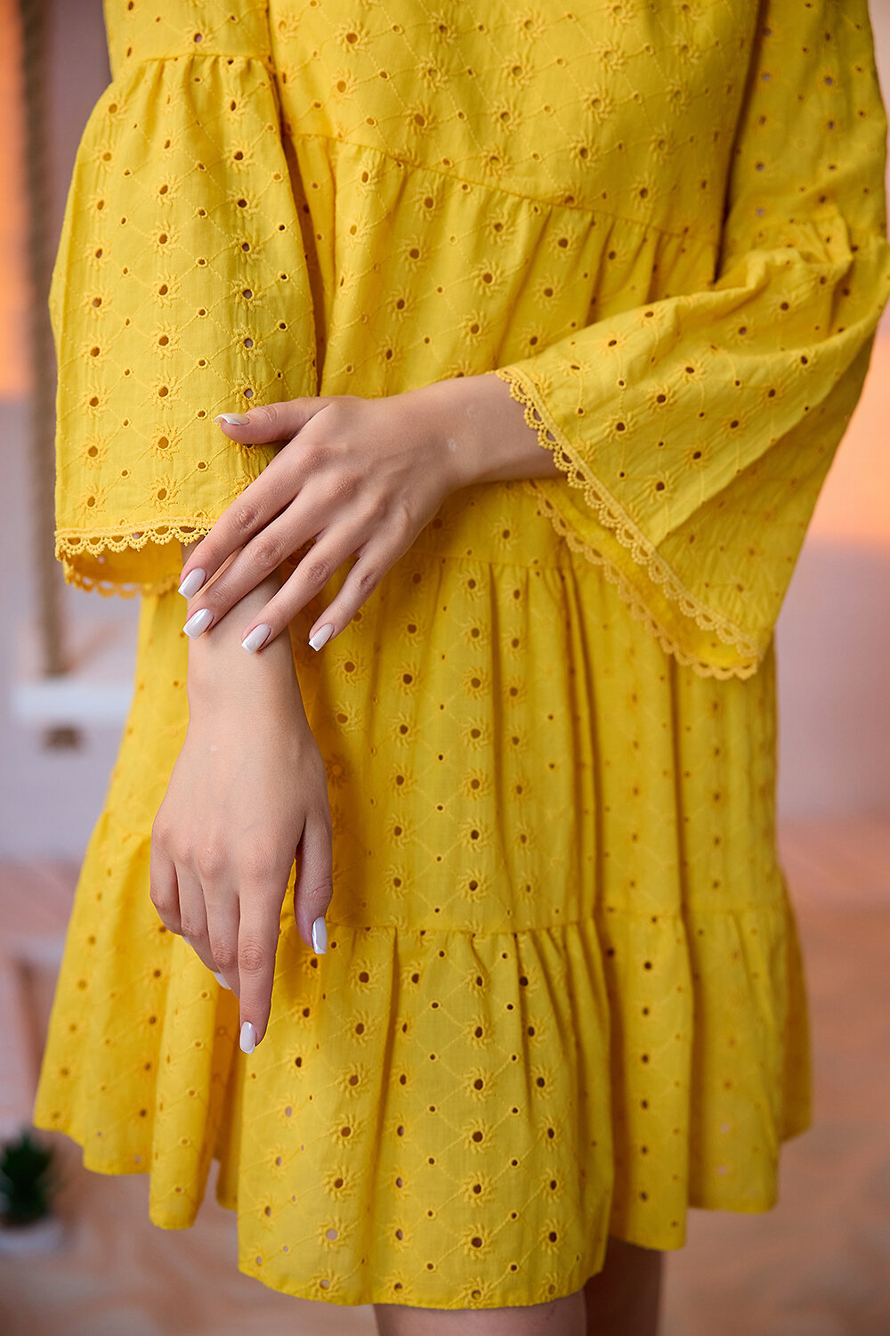 Натали Платье 406037 67035 желтый