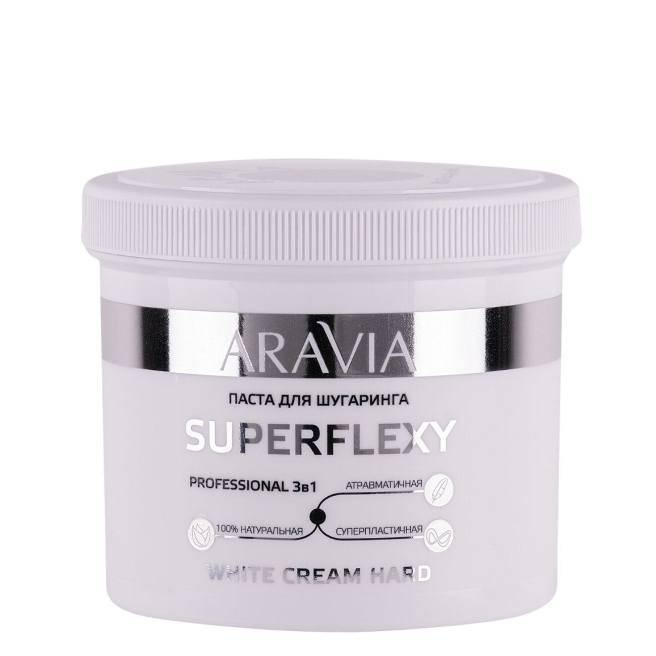 406082 Оргсбор 13% весь январь!!!!!ARAVIA Professional Паста для шугаринга SUPERFLEXY WHITE CREAM, 750 г/8,