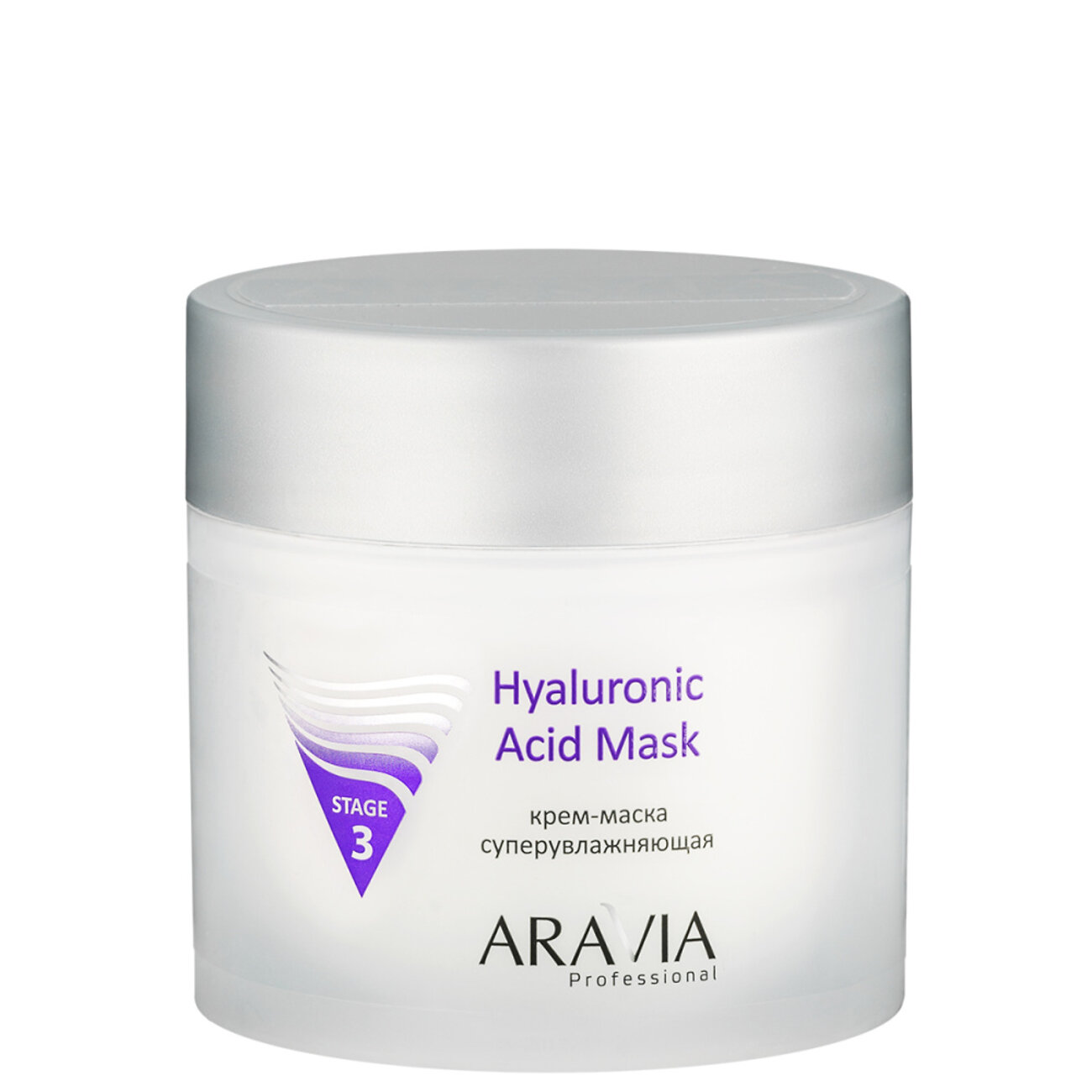 406136 Оргсбор 13% весь январь!!!!!ARAVIA Professional Крем-маска суперувлажняющая Hyaluronic Acid Mask, 300 мл/8,