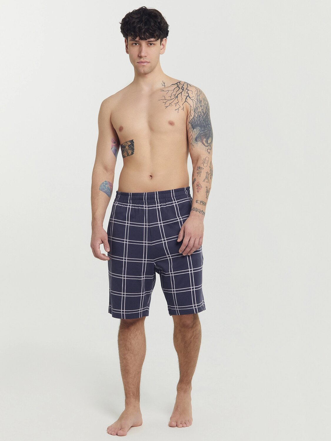 MARK FORMELLE Шорты 406956 531027 клетка на т.синем