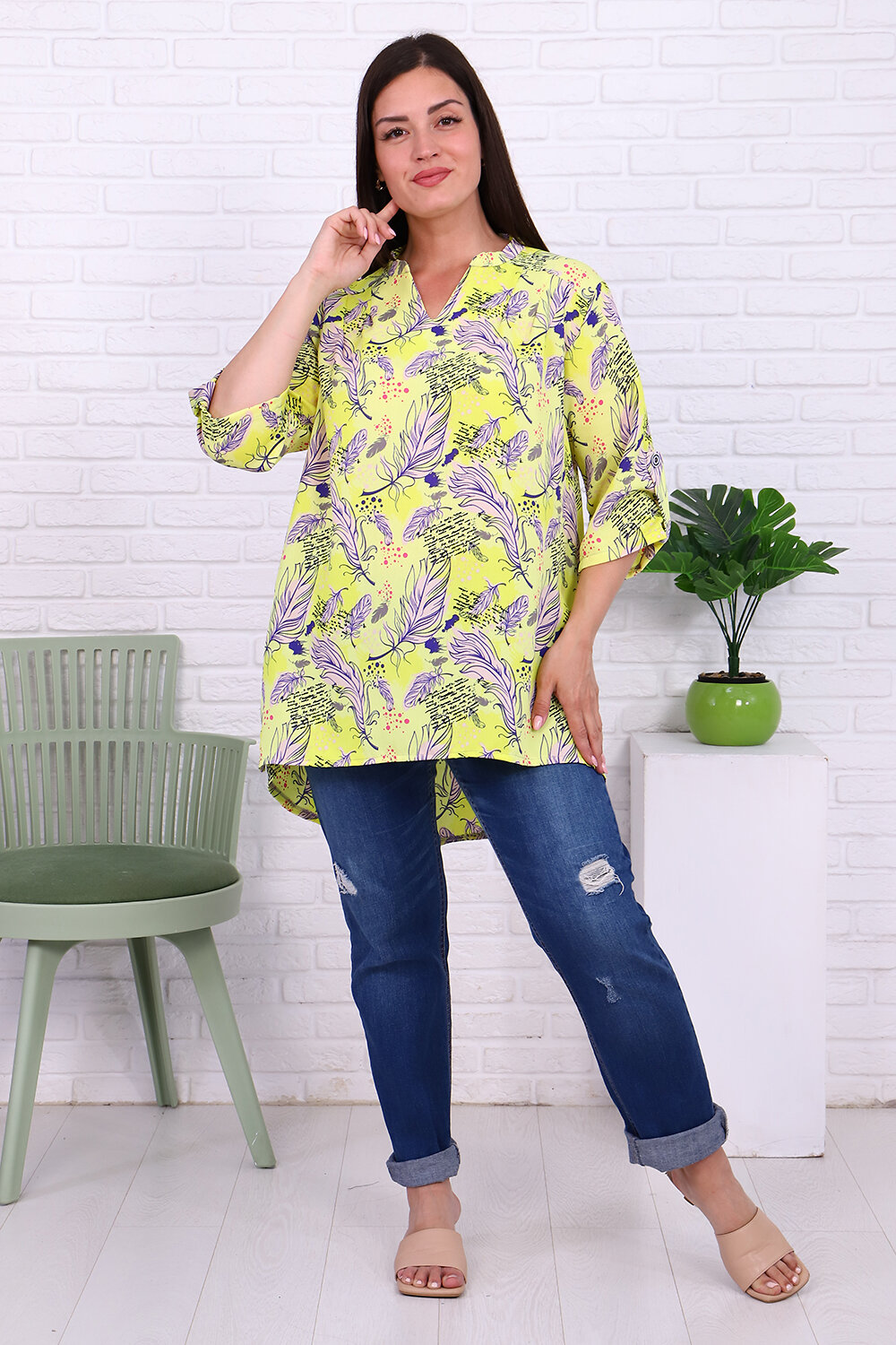 Натали Туника 407373 52187 желтый
