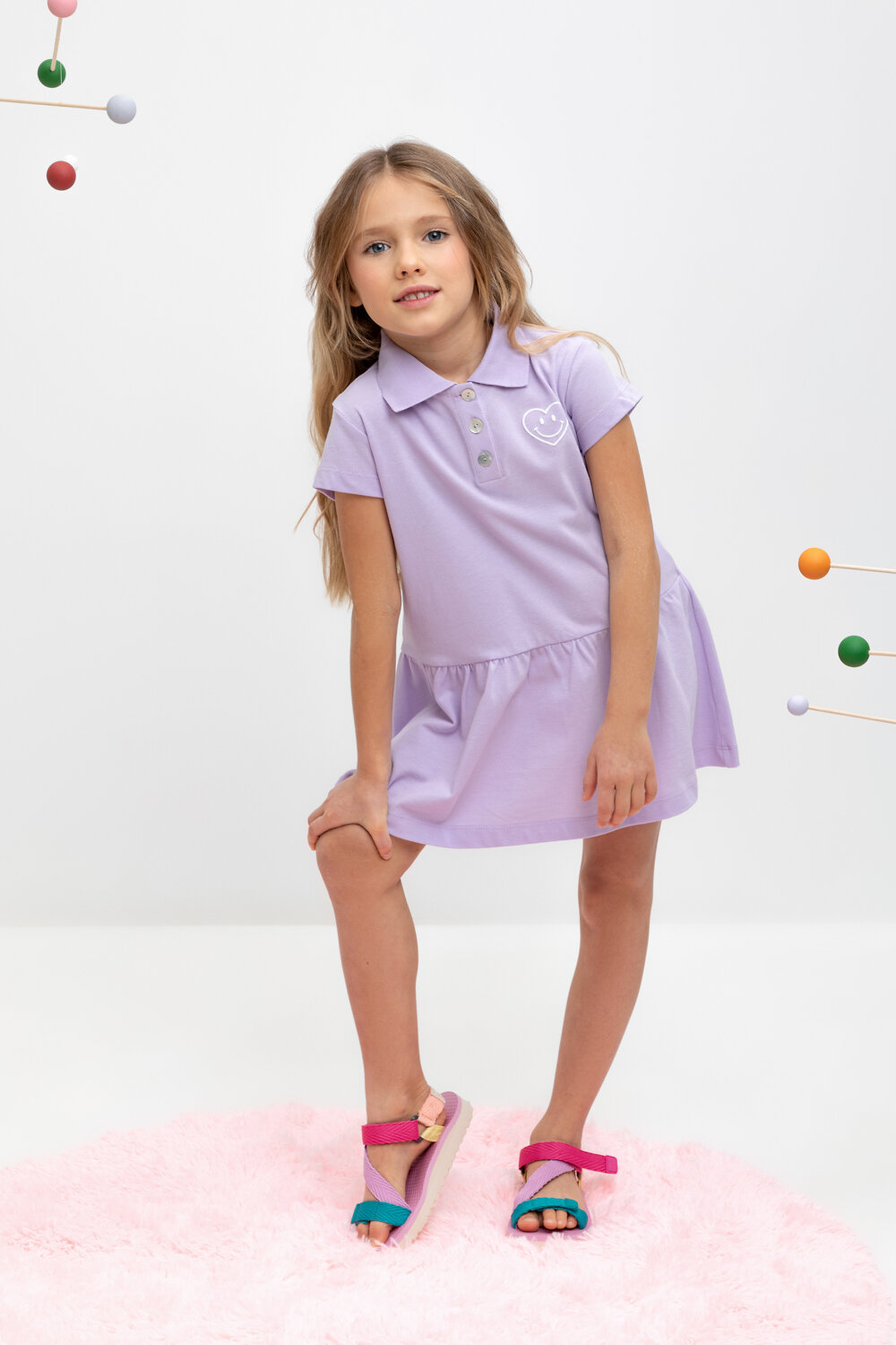 CROCKID Платье 407403 КР 5865 пастельно-лиловый