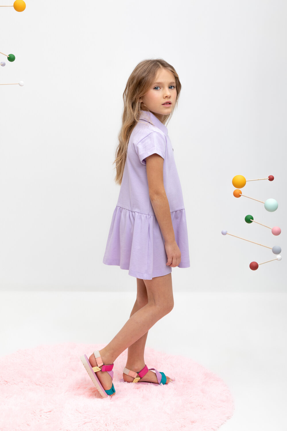 CROCKID Платье 407403 КР 5865 пастельно-лиловый