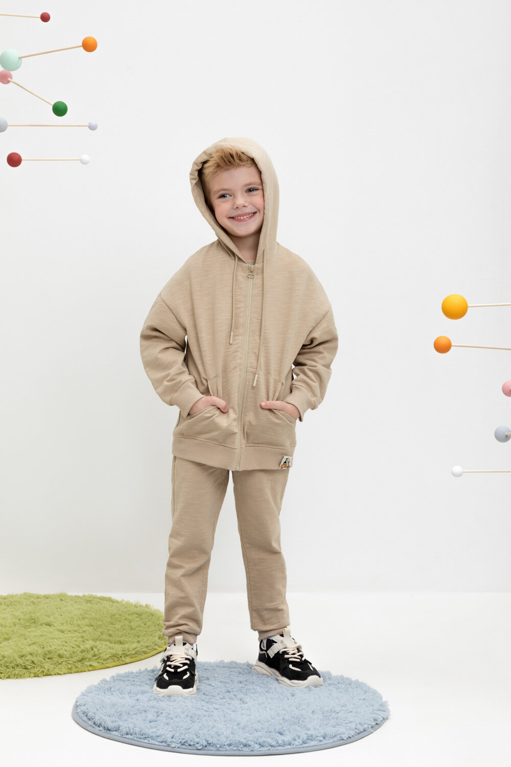 CROCKID Брюки 407410 КР 400626 темно-бежевый