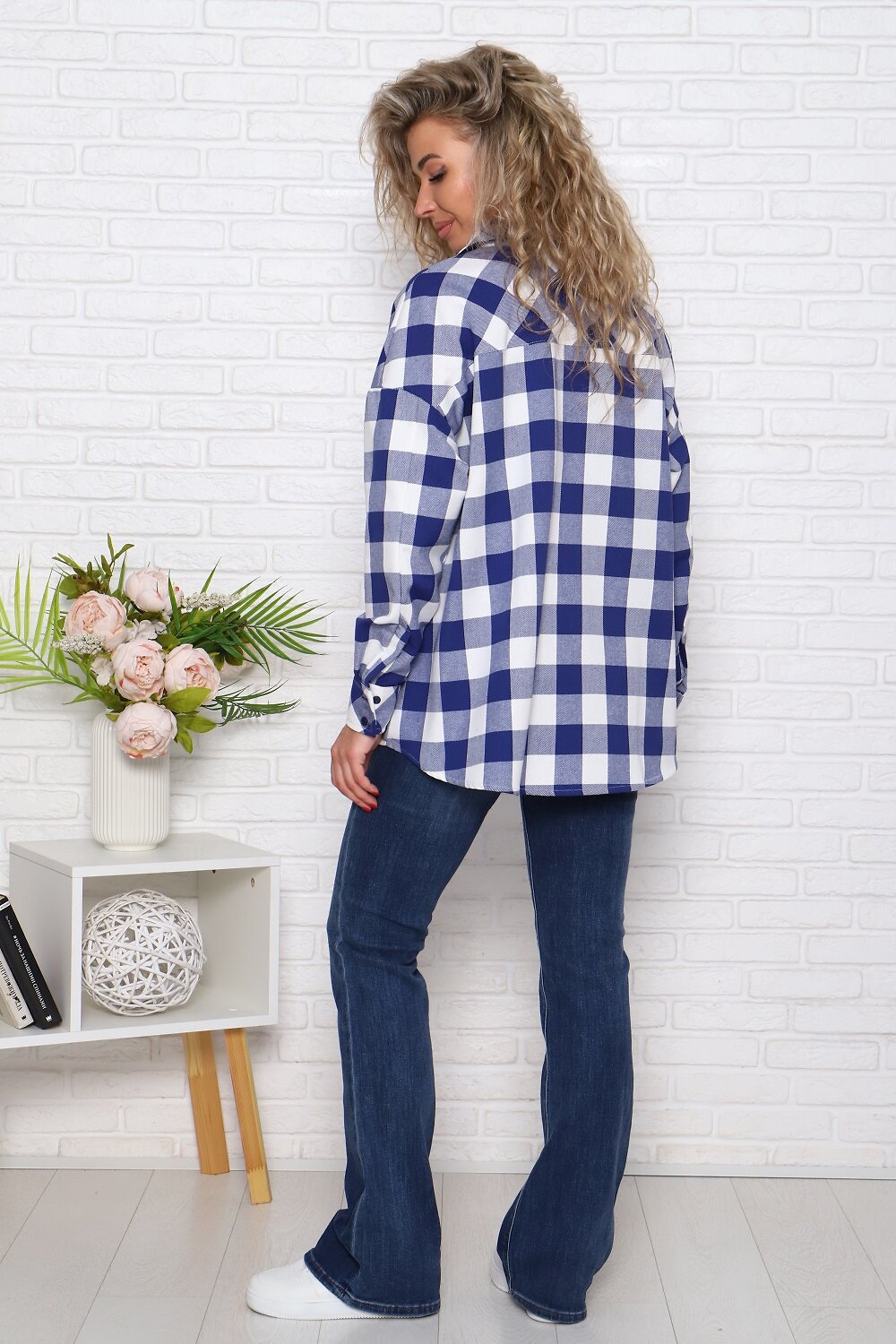 Натали Туника 407860 57045 сине-белый