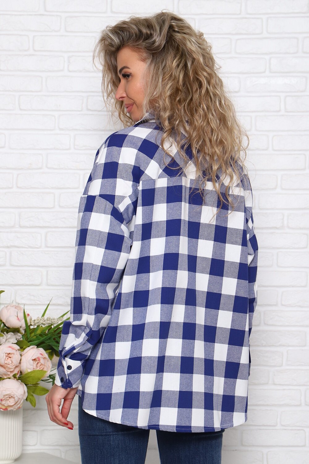 Натали Туника 407860 57045 сине-белый