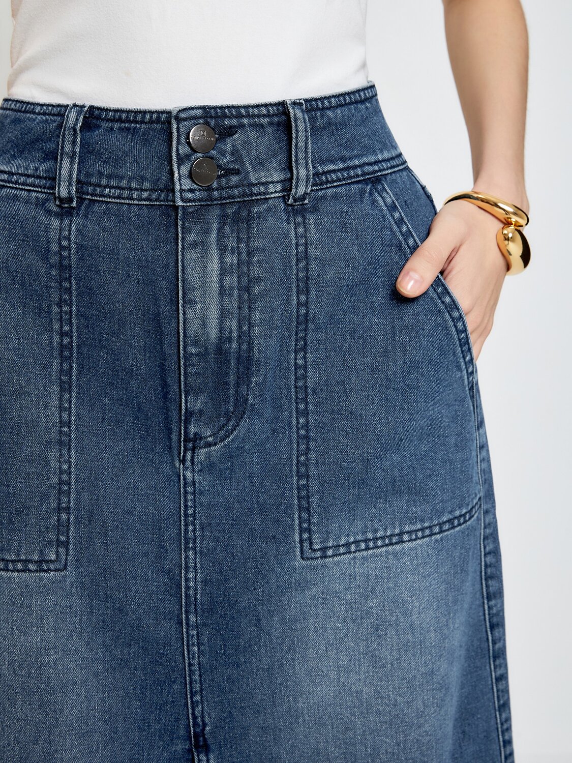 CONCEPT CLUB Юбка 413146 10200560016 голубой