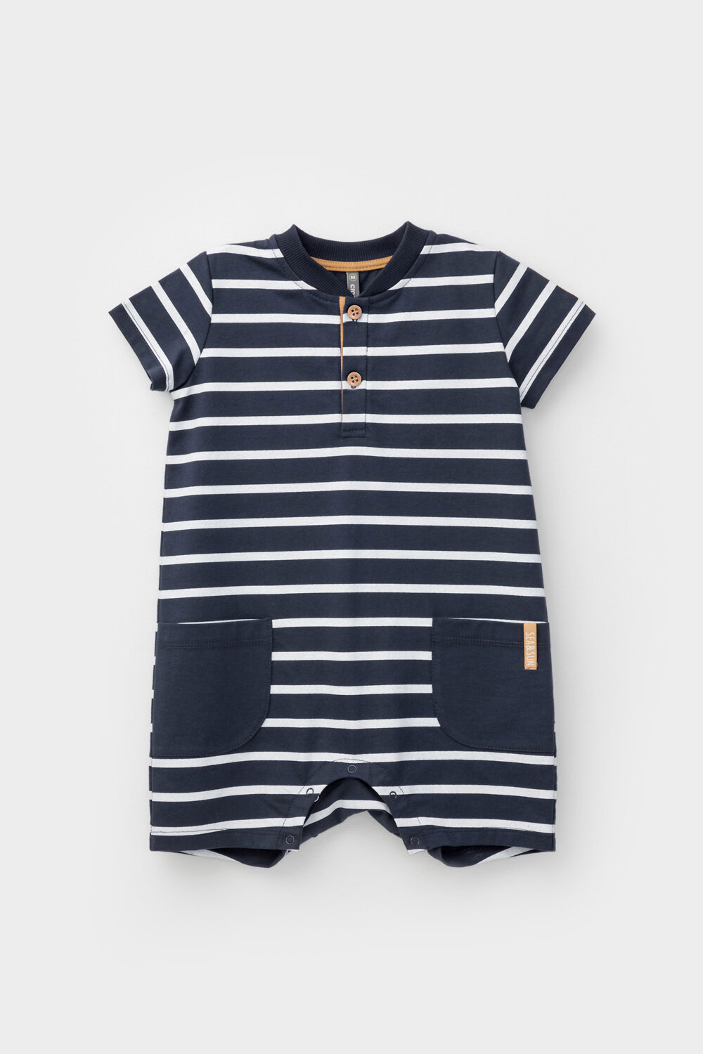 CROCKID Полукомбинезон 413608 КР 6496 индиго, полоска