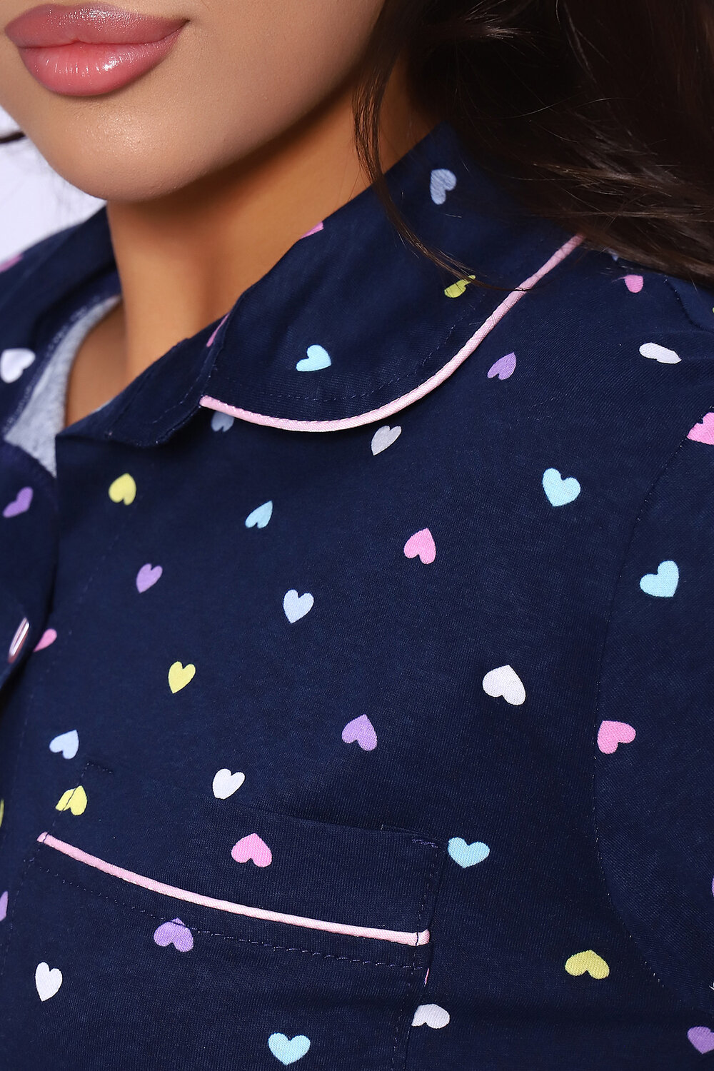 Натали Халат 415323 85026 темно-синий