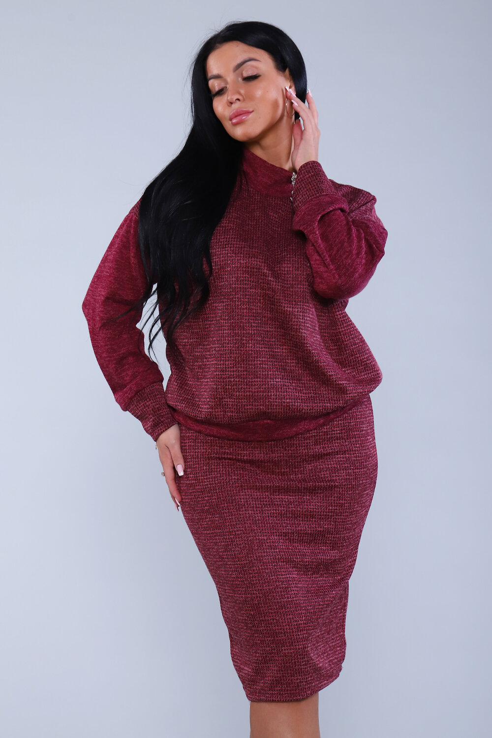 Натали Костюм 415376 20658 бордовый