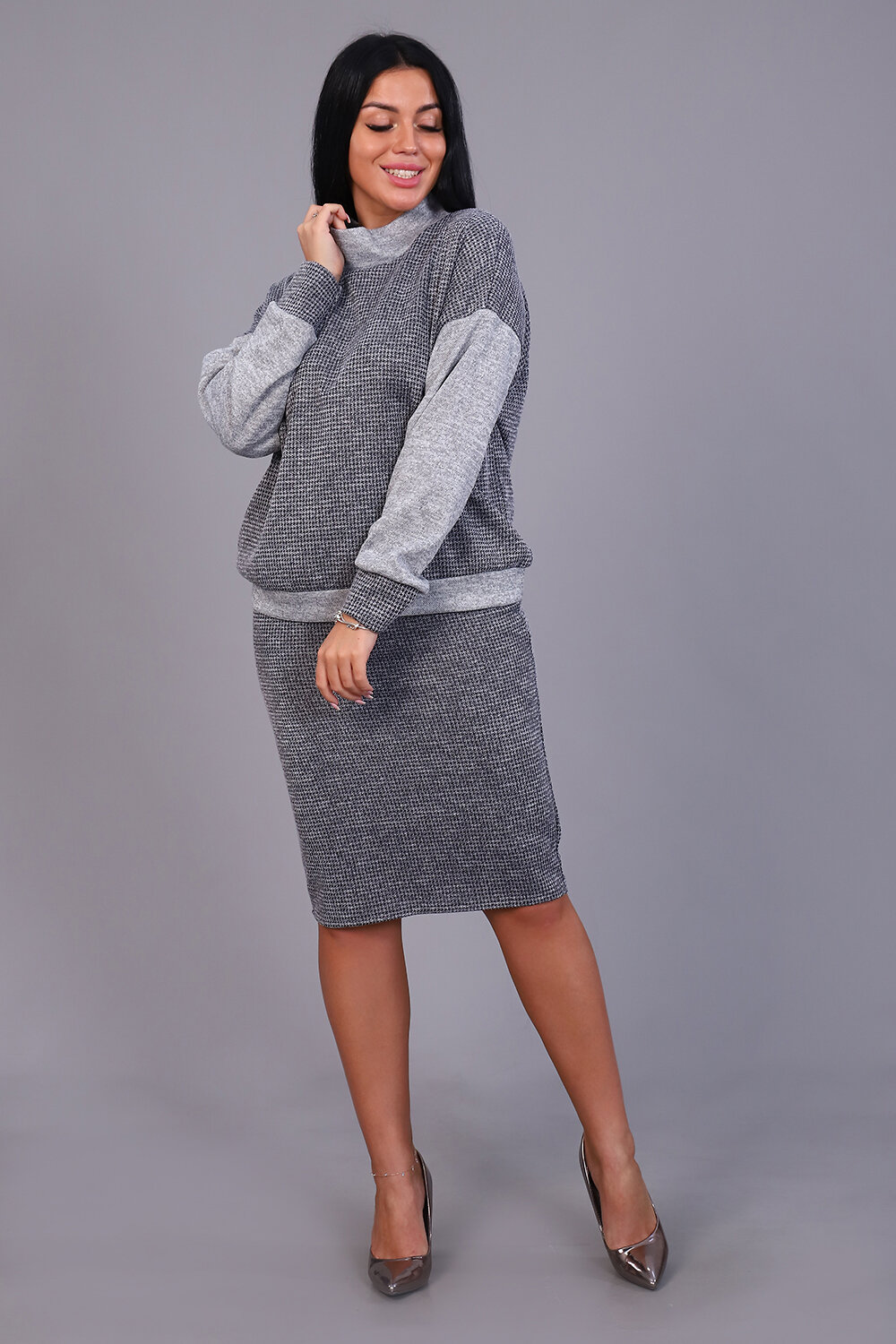 Натали Костюм 415377 20658 серый