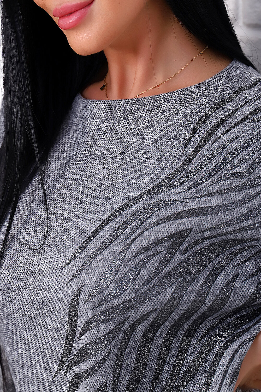 Натали Джемпер 415381 24637 серый