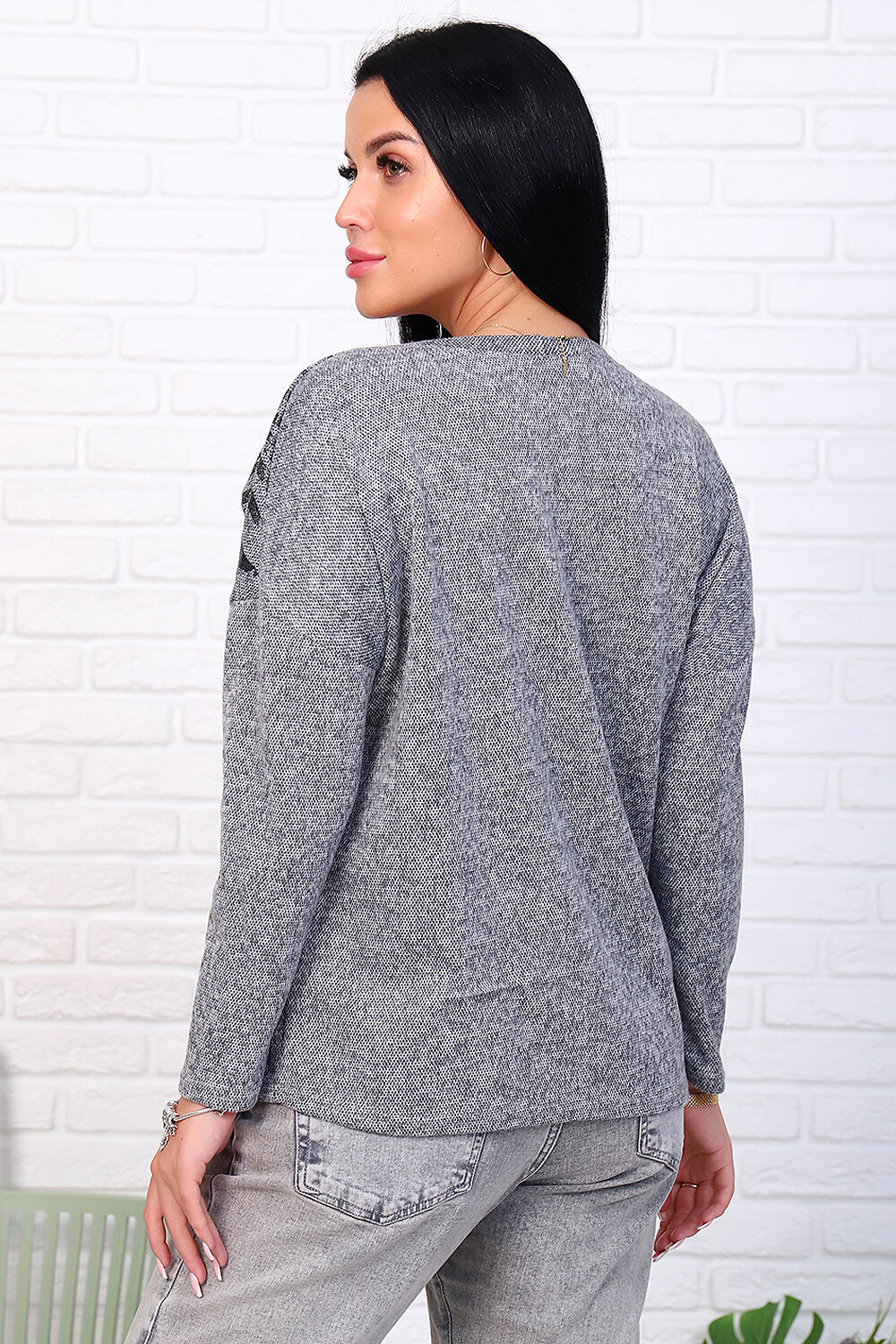 Натали Джемпер 415381 24637 серый