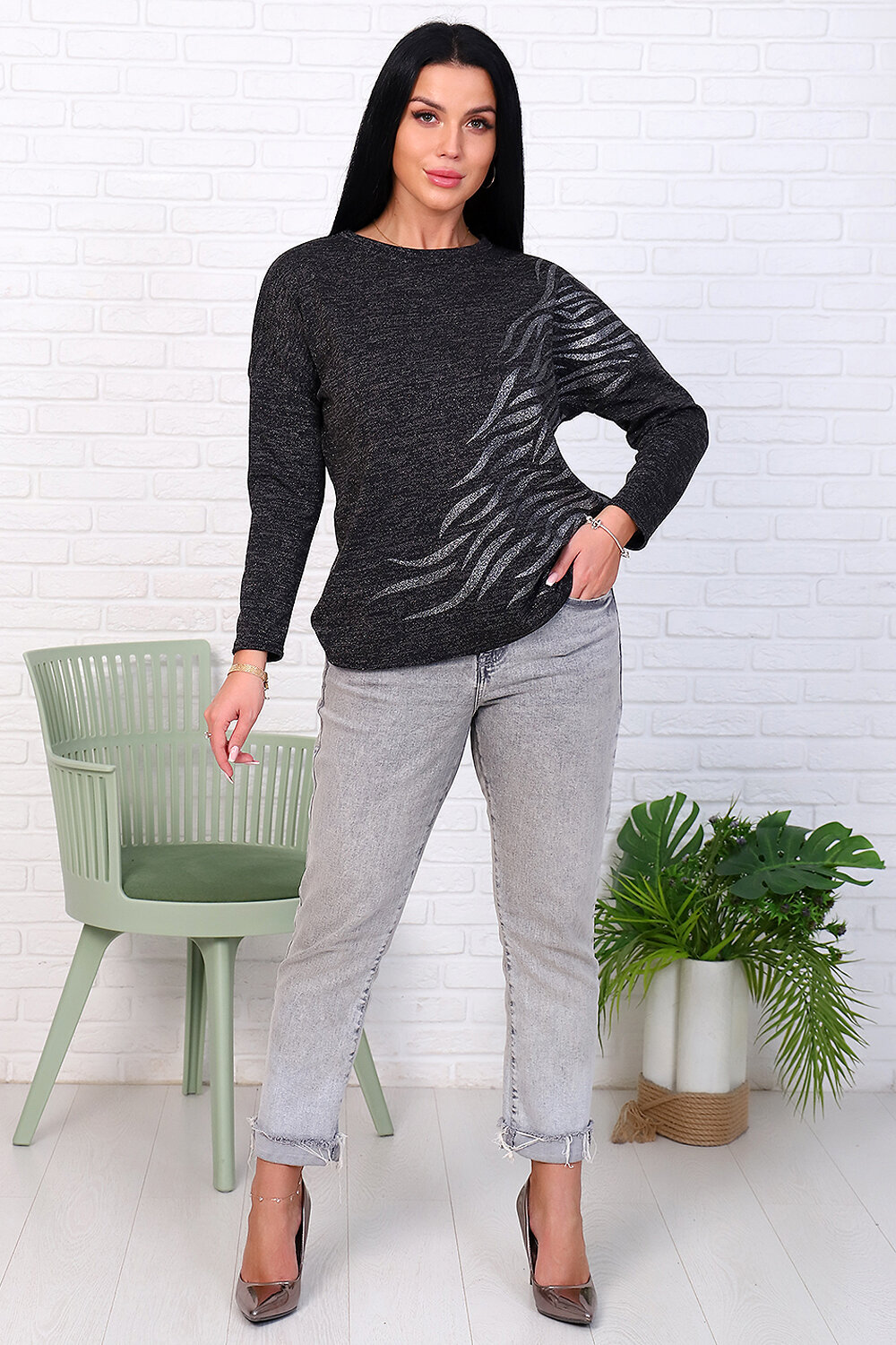 Натали Джемпер 415382 24637 черный