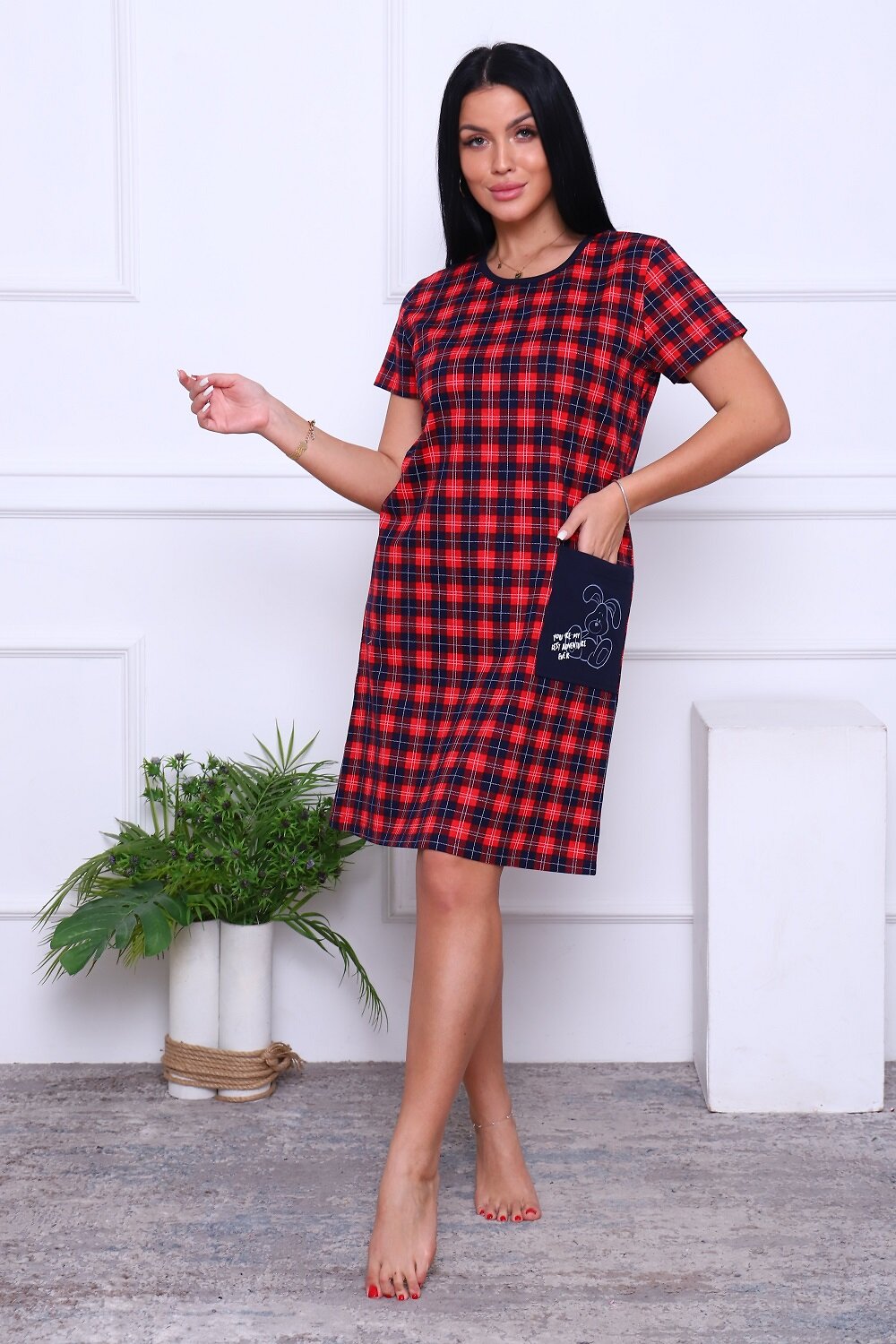 Натали Туника 415385 57054 темно-синий