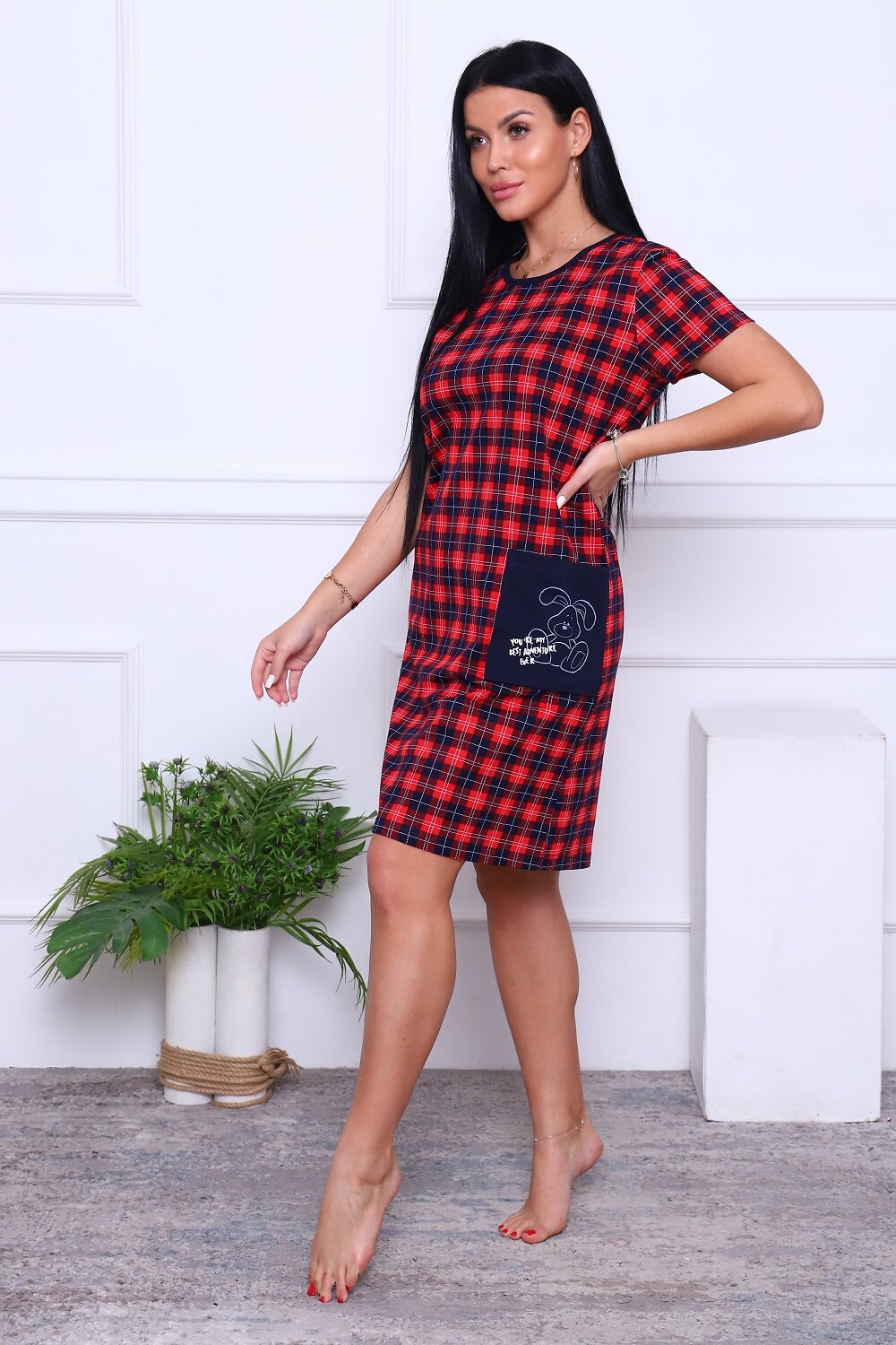 Натали Туника 415385 57054 темно-синий