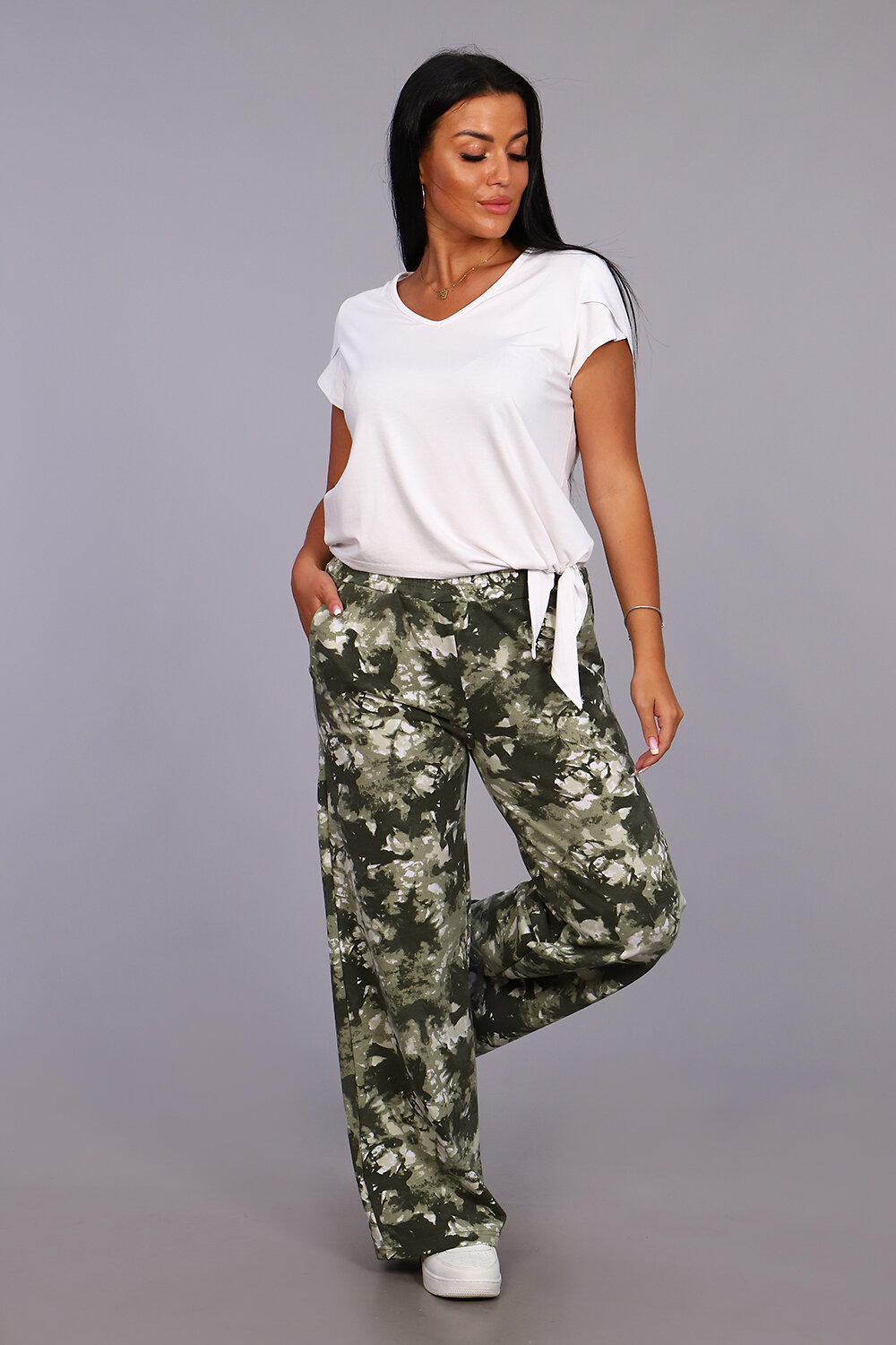 Натали Брюки 415521 36564 хаки