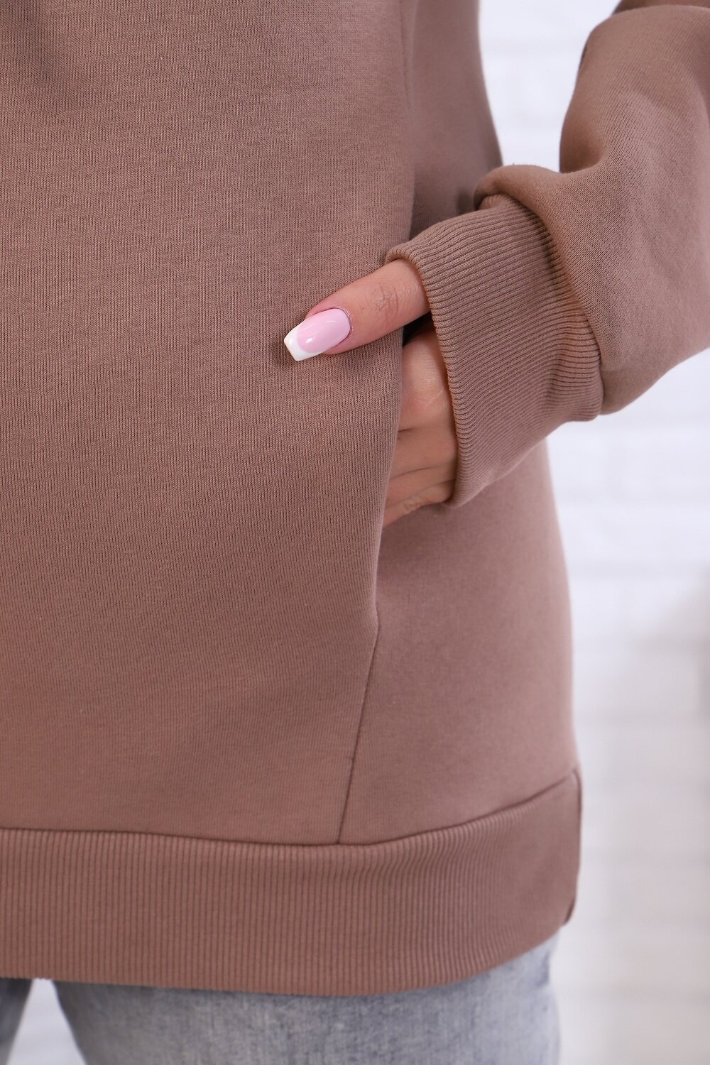 Натали Толстовка 415544 57042 кофейный