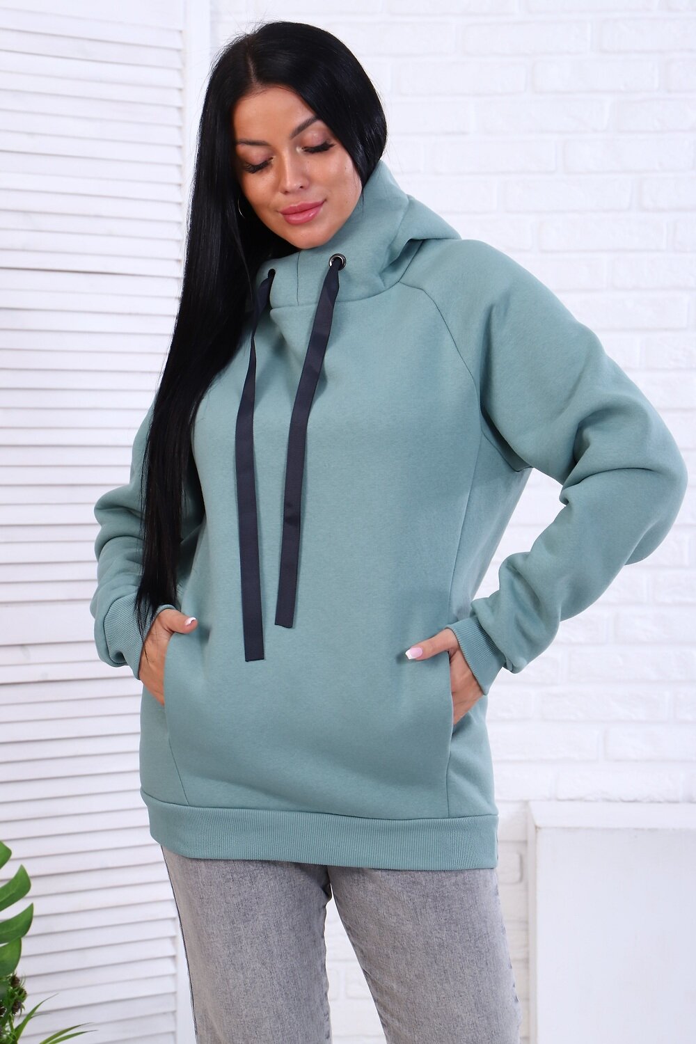 Натали Толстовка 415545 57042 мятный