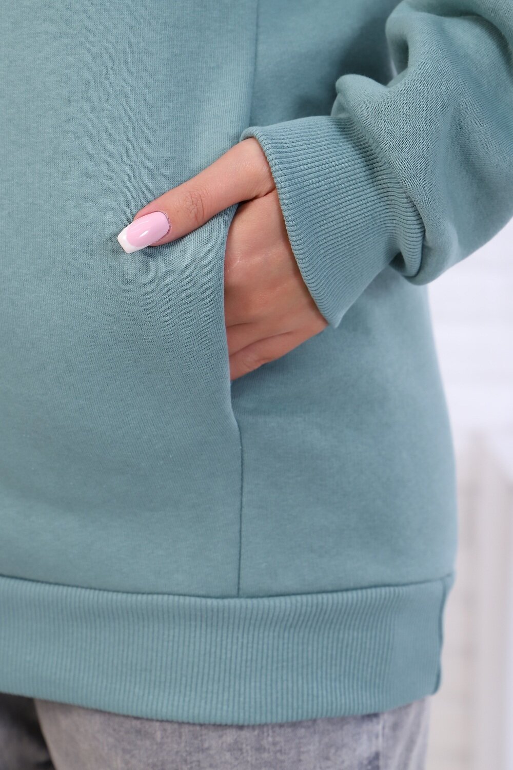 Натали Толстовка 415545 57042 мятный