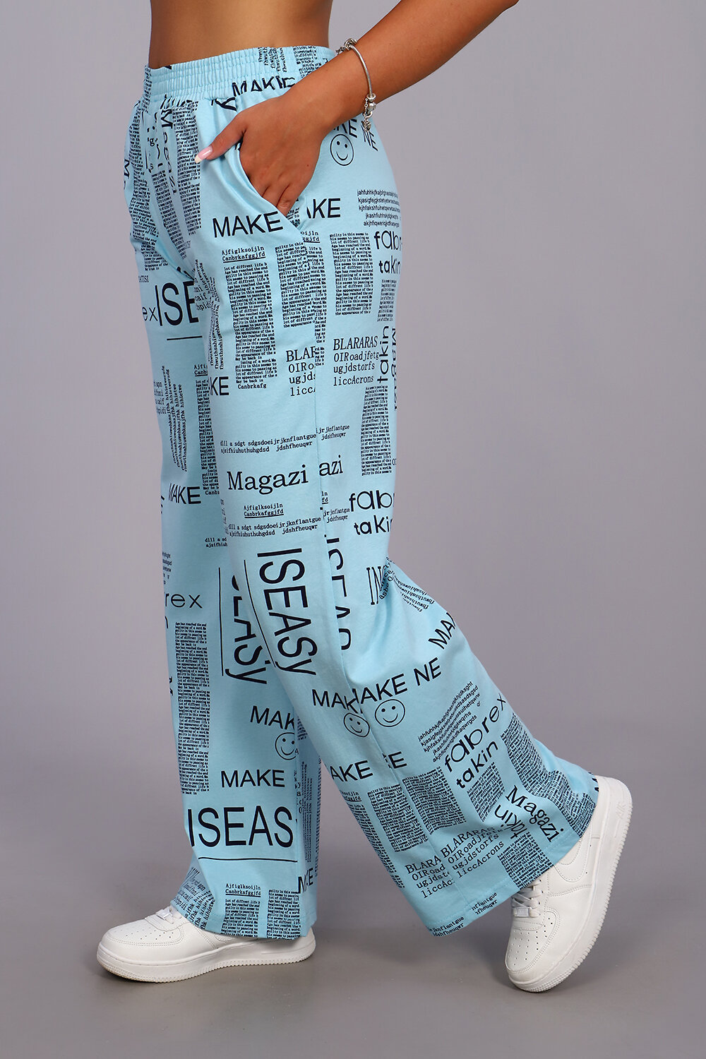 Натали Брюки 415558 36562 голубой