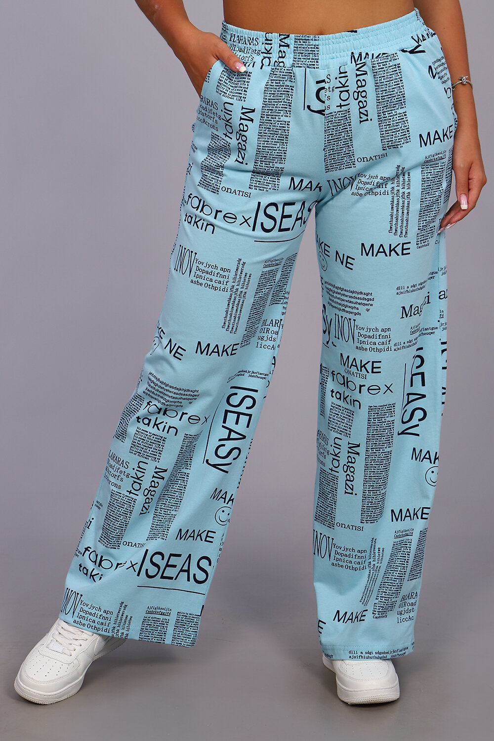 Натали Брюки 415558 36562 голубой