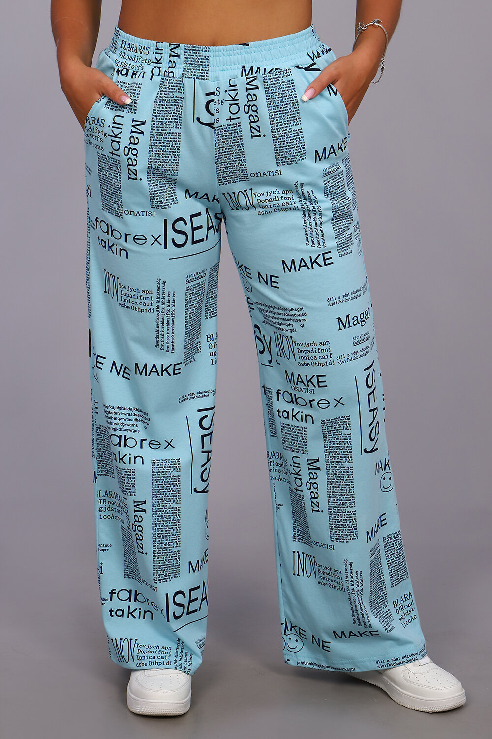 Натали Брюки 415558 36562 голубой