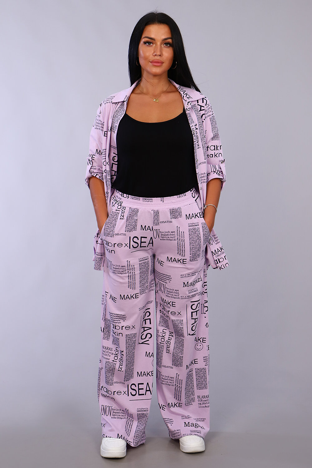 Натали Брюки 415560 36562 сиреневый