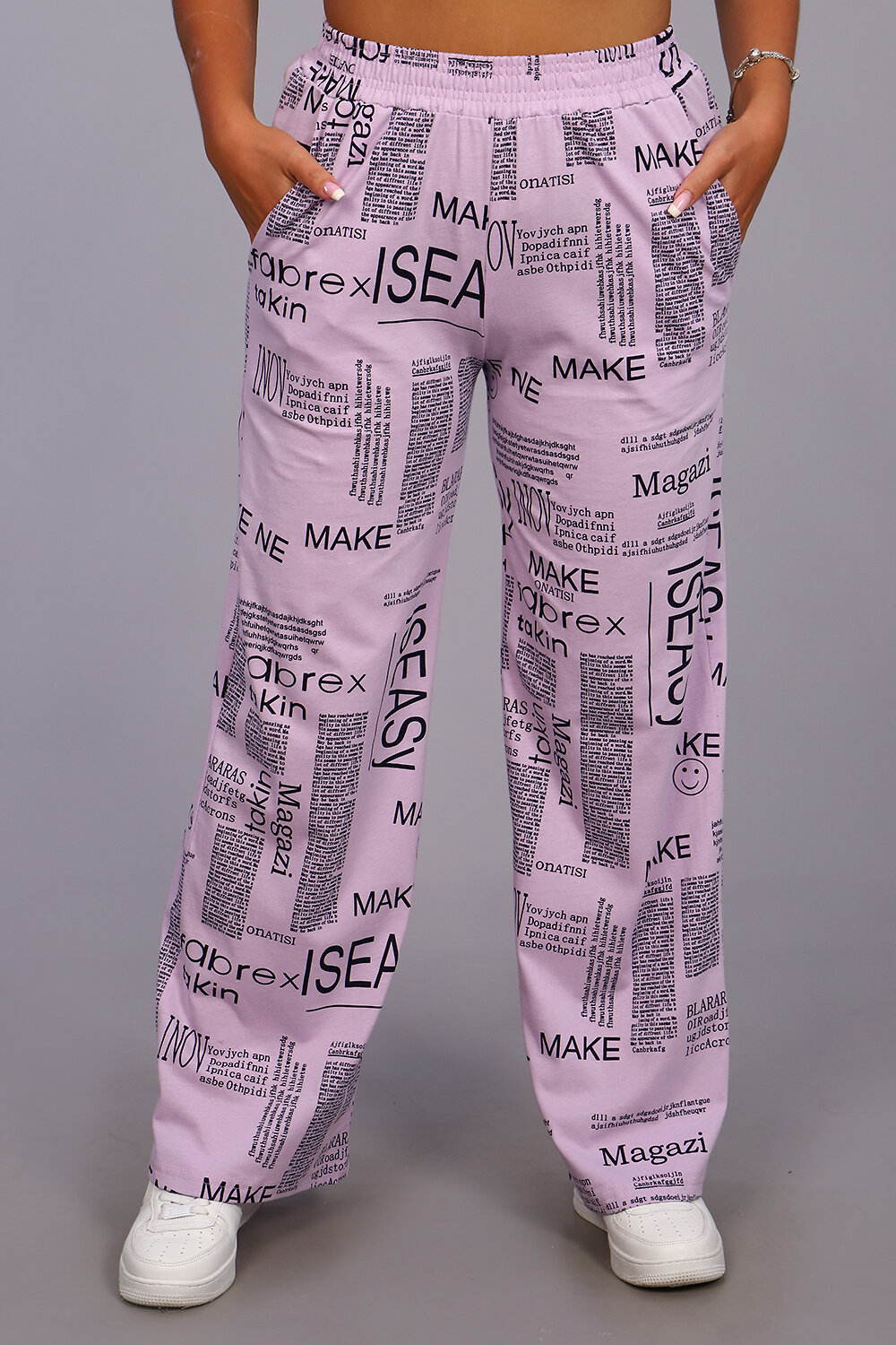 Натали Брюки 415560 36562 сиреневый