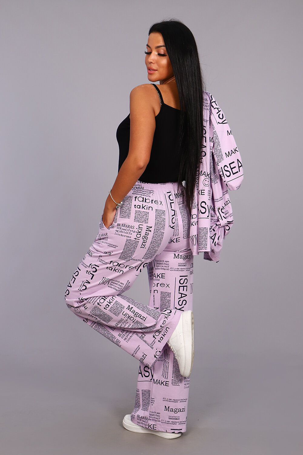 Натали Брюки 415560 36562 сиреневый