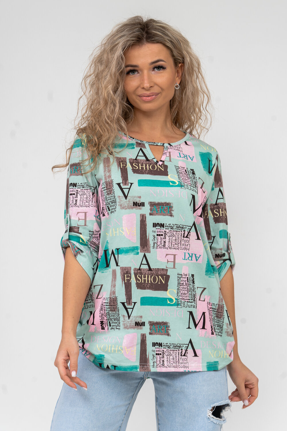 Натали Туника 415575 36561 светло-зеленый