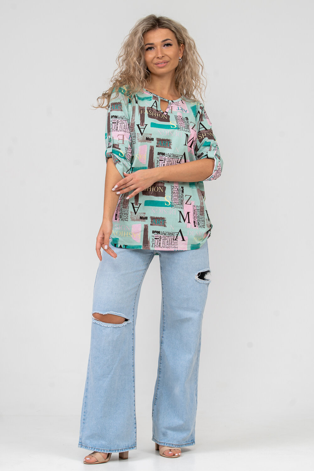 Натали Туника 415575 36561 светло-зеленый