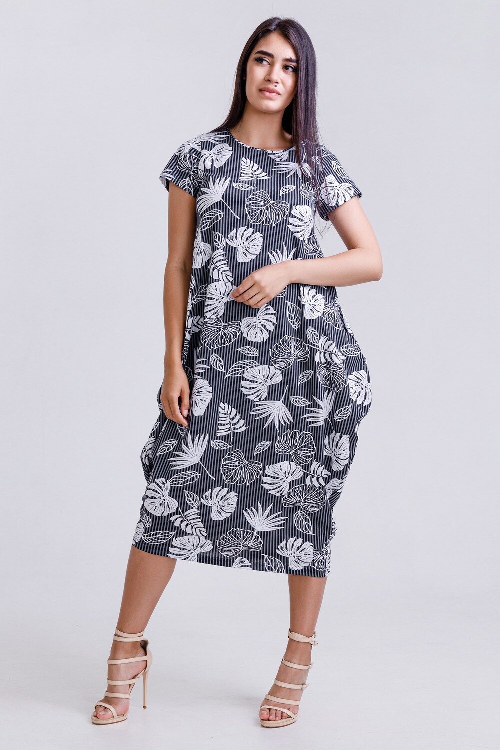 Натали Платье 415577 50516 серый