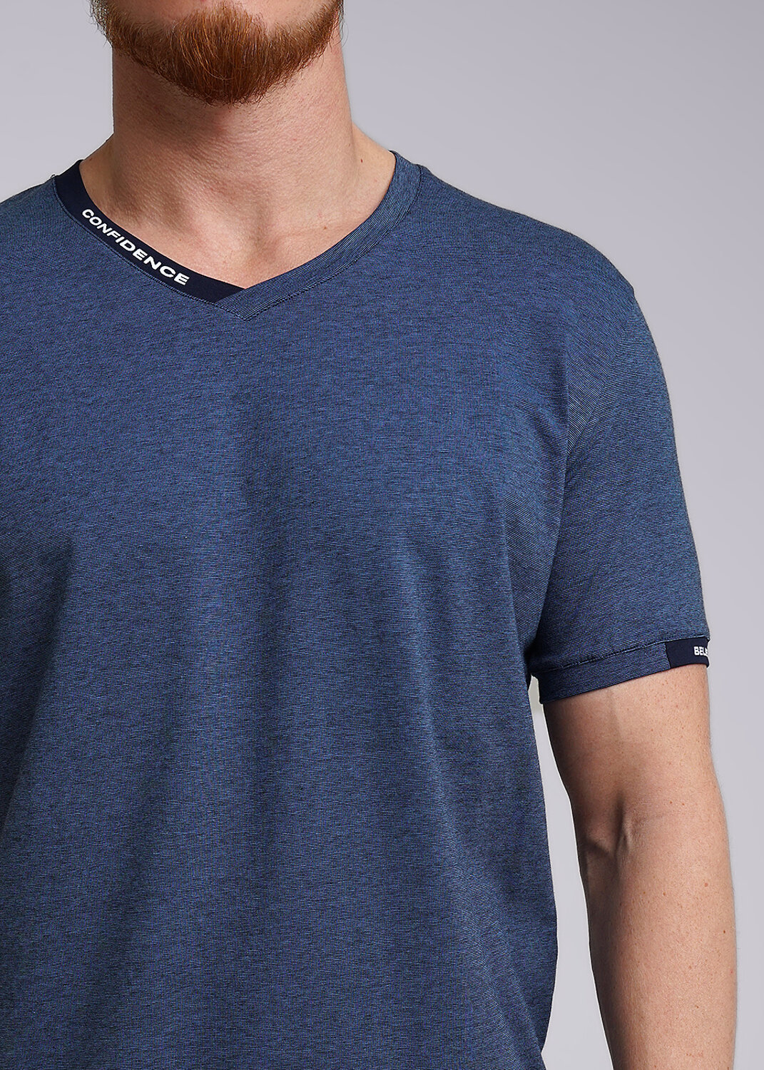 CLEVER Джемпер 415832 542150/01гн maxi_п св.голубой/чёрный