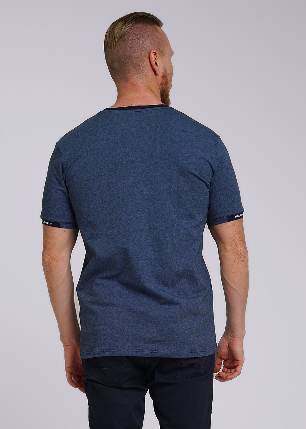 CLEVER Джемпер 415832 542150/01гн maxi_п св.голубой/чёрный