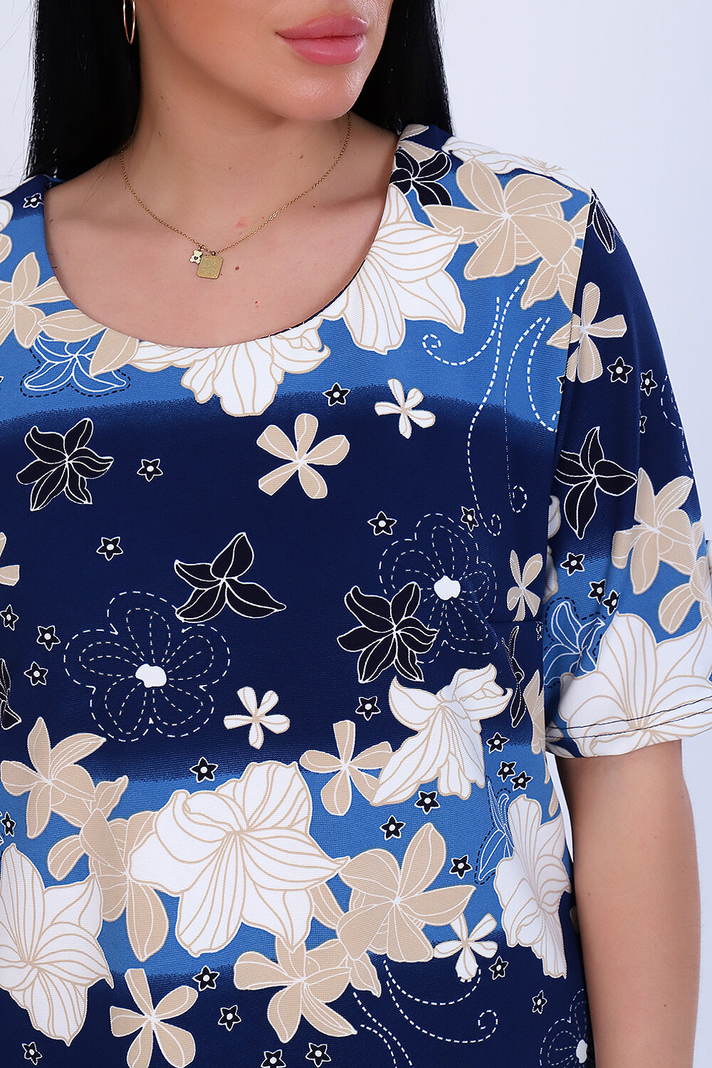 Натали Туника 418458 52267 голубой