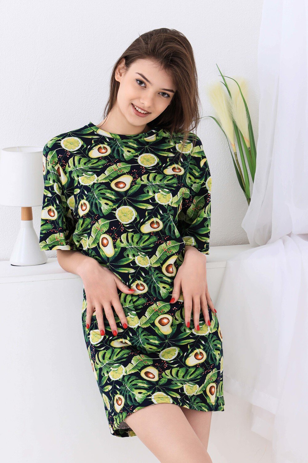 Натали Туника 418492 21575 авокадо