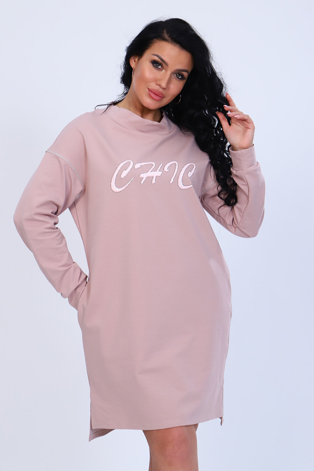 Натали Платье 418496 82015 пудра