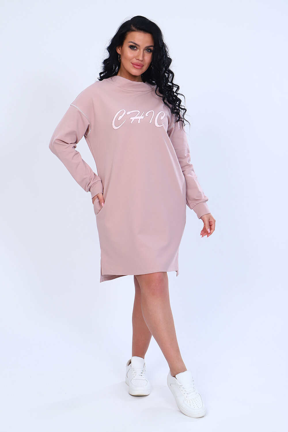 Натали Платье 418496 82015 пудра