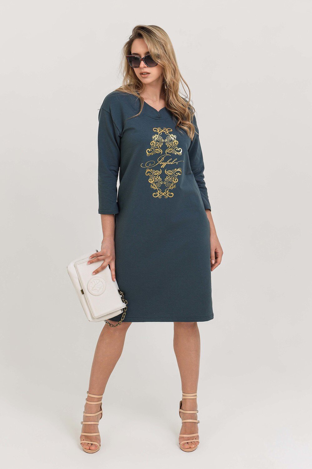 Натали Платье 418508 21573 фисташковый