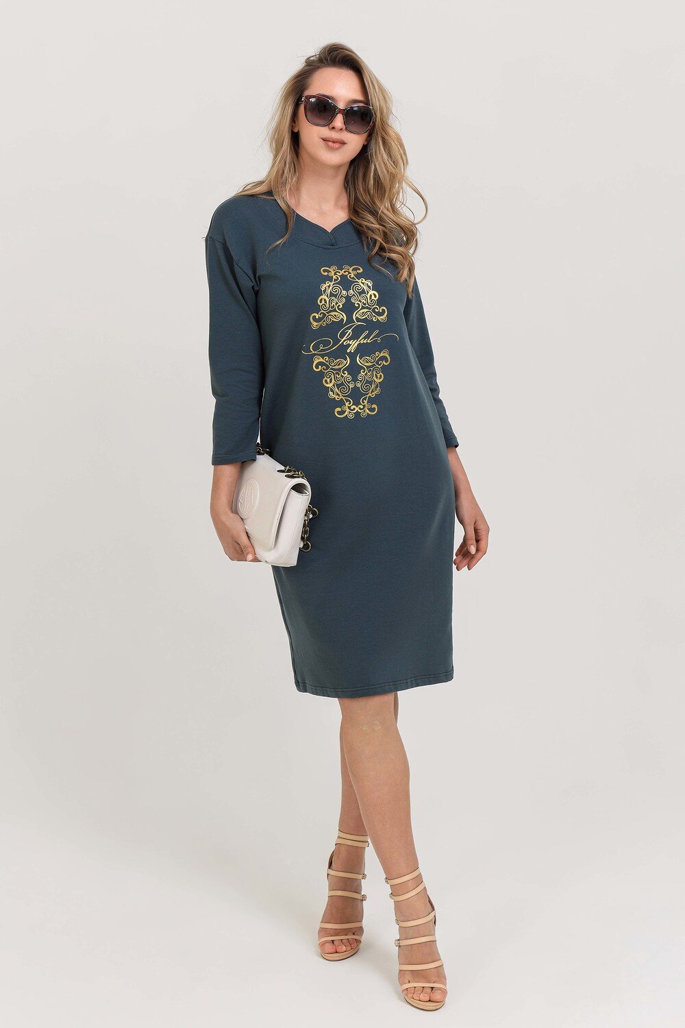 Натали Платье 418508 21573 фисташковый