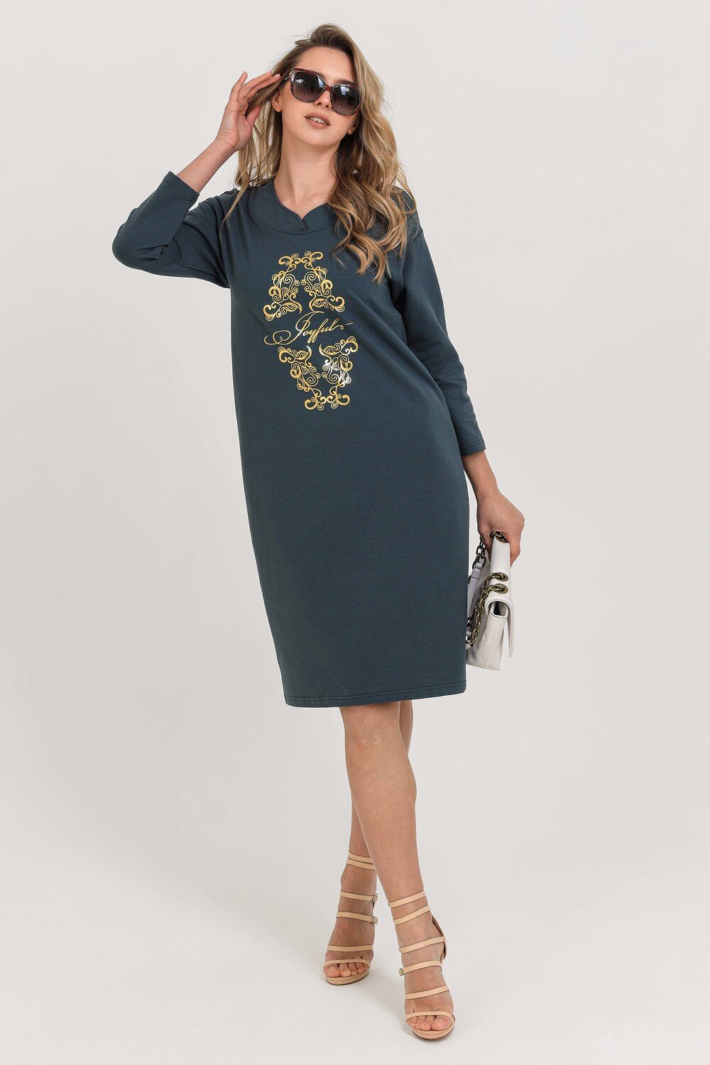 Натали Платье 418508 21573 фисташковый