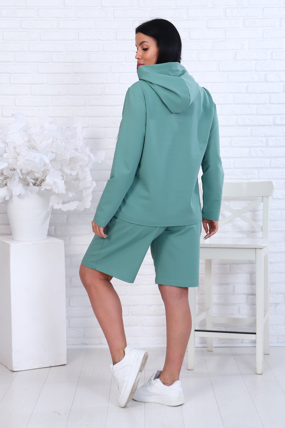 Натали Шорты 418518 57073 оливковый