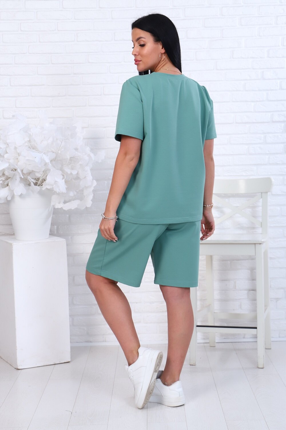 Натали Шорты 418518 57073 оливковый