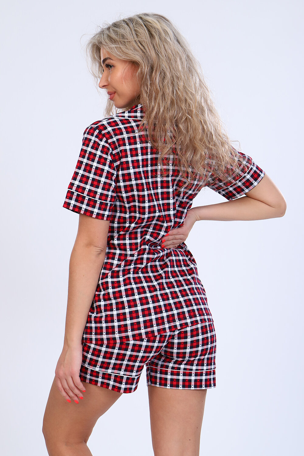 Натали Пижама 418527 85002 клетка