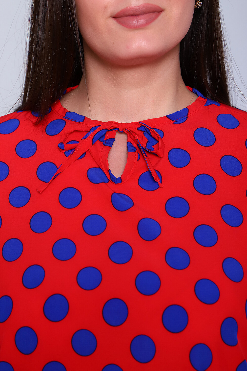 Натали Туника 418533 52257 голубой горох