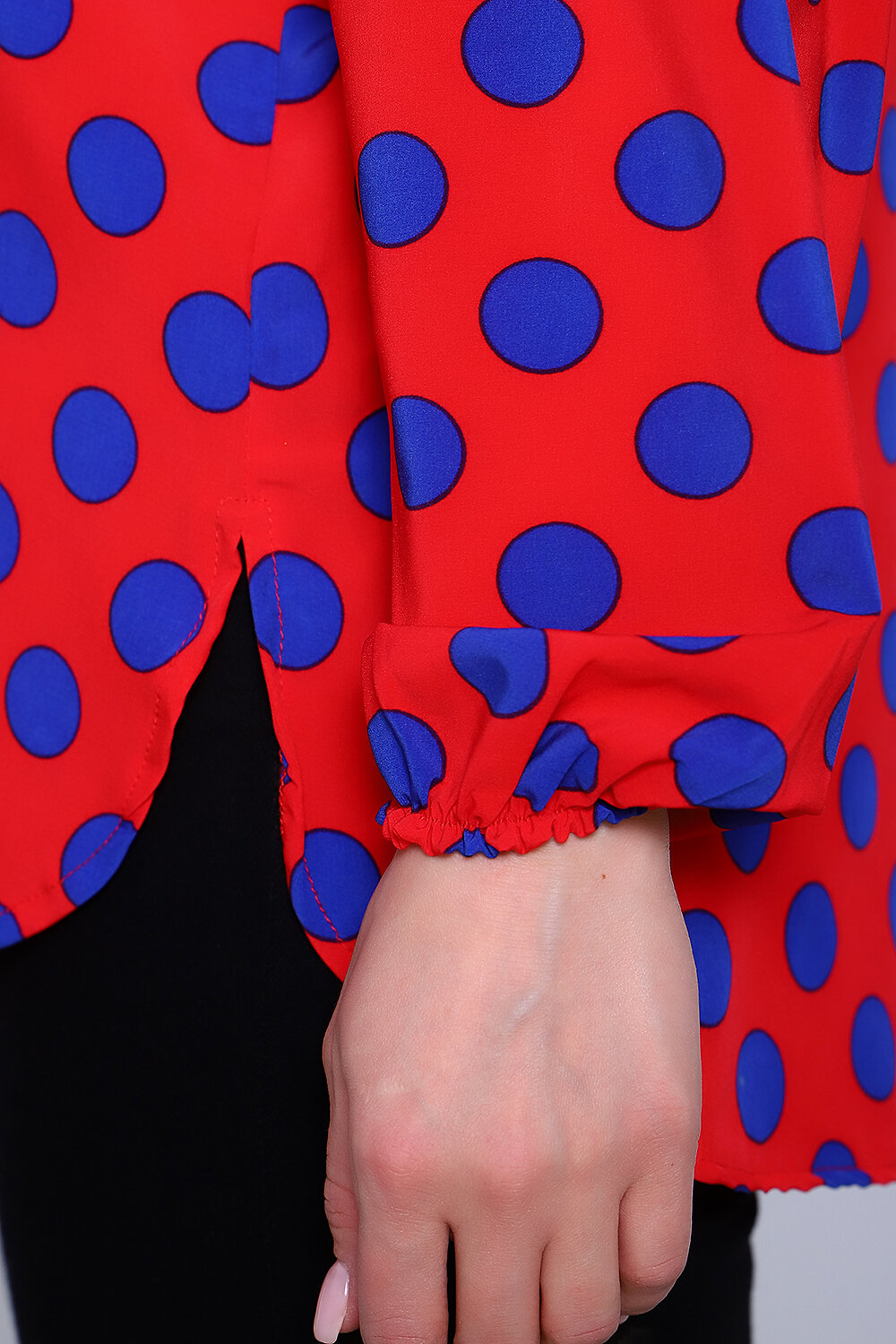 Натали Туника 418533 52257 голубой горох