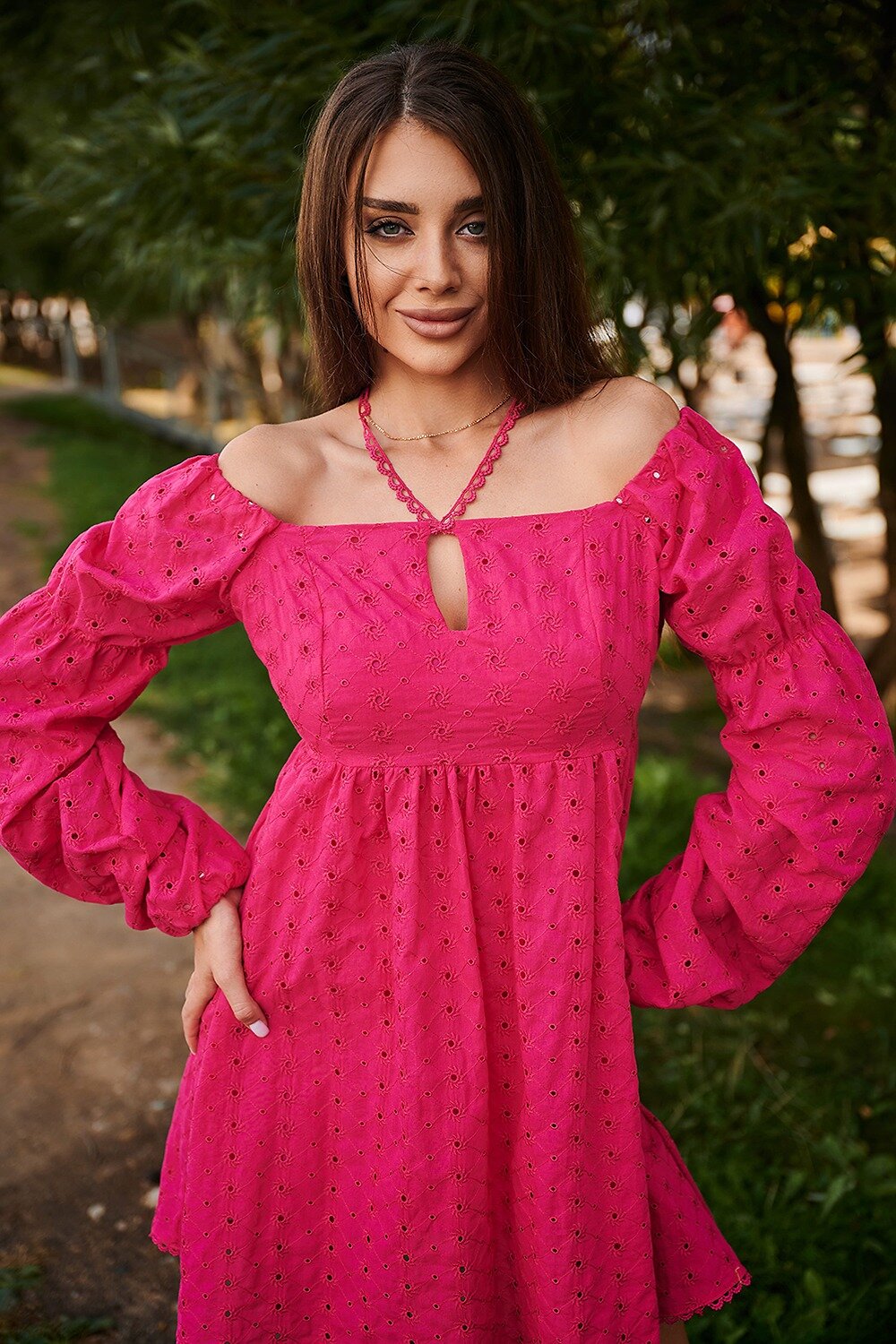 Натали Платье 418555 7337 фуксия